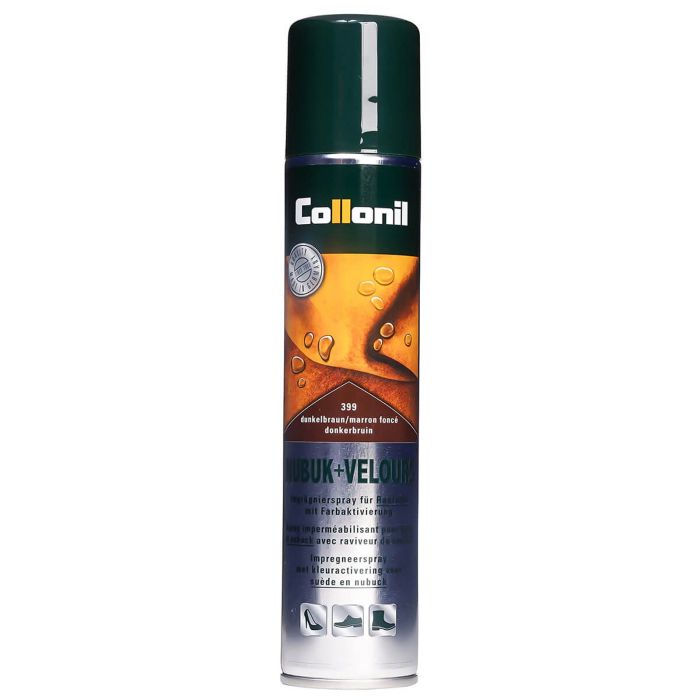 Collonil Nubuk + Velours, Tummanruskea 399