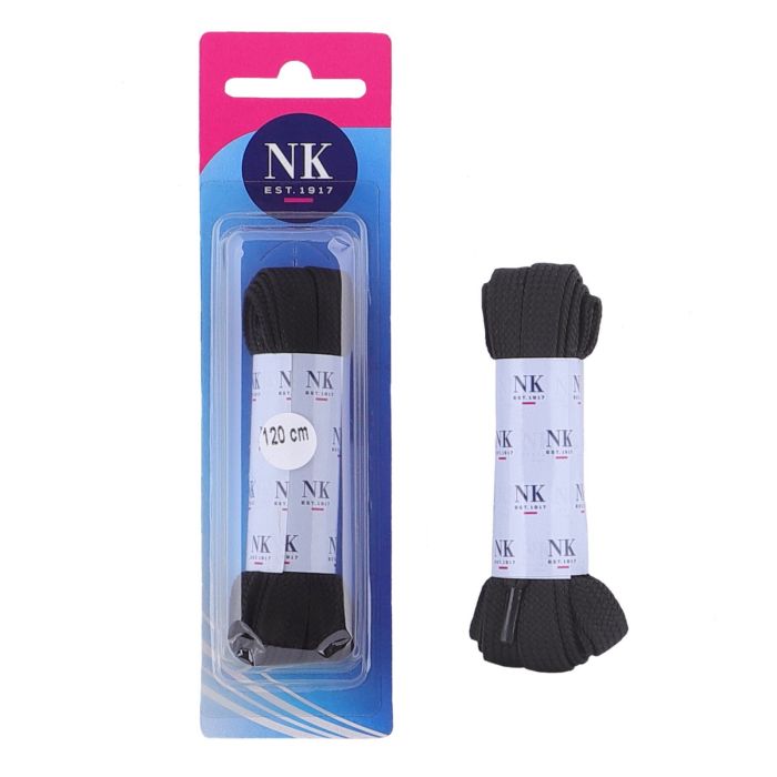 NK1917 Sneakerlace Musta 120cm Tennareille