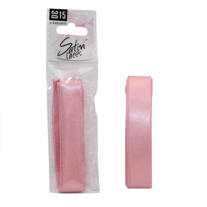 By Ringelspitz Satiininauhat 90 cm Pinkki