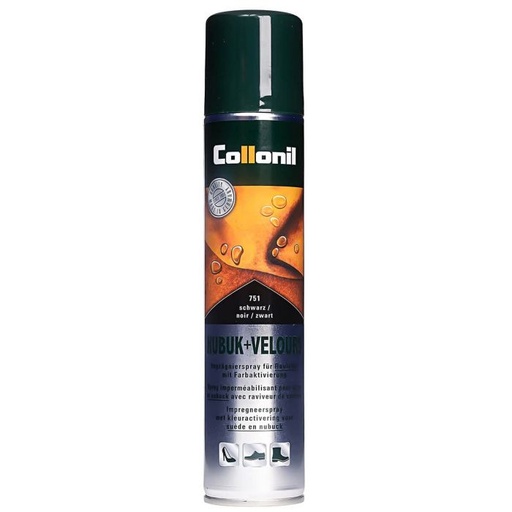 Collonil nubuk + Velours, Musta 751